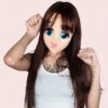 Female Carton doll mask for cosplay